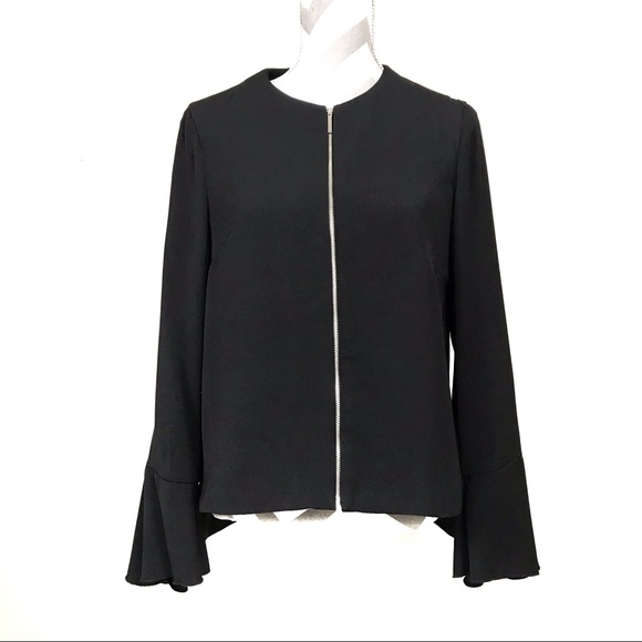 zara bell sleeve jacket